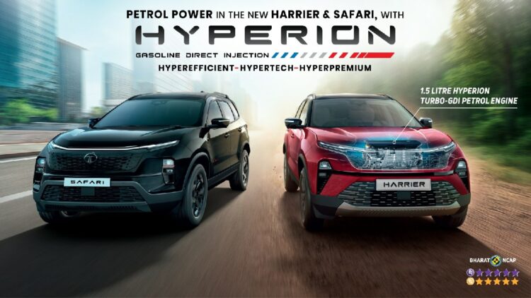 Tata Safari and Harrier Launched with New Petrol Engine