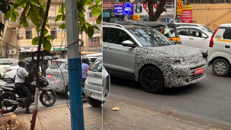 VW Taigun Facelift Spotted Testing