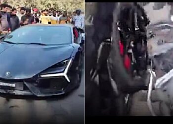 Businessman's Son Hits 6 People With His Lamborghini Aventador