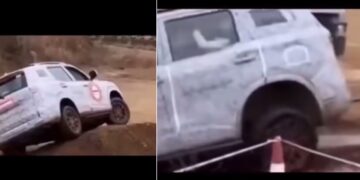 Mahindra Scorpio N Facelift Seen Performing Off-road Challenges