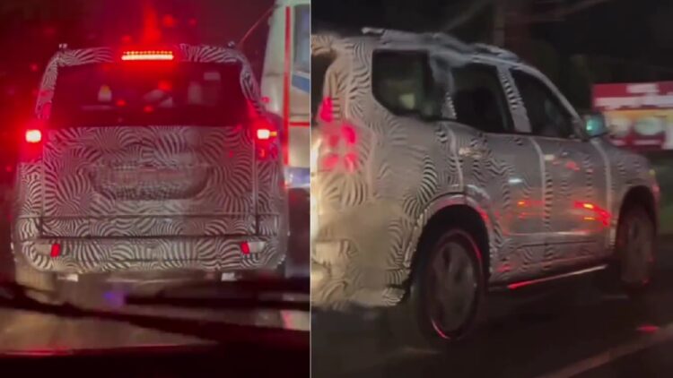 Mahindra Scorpio N Facelift Rear and Side Profiles Spied