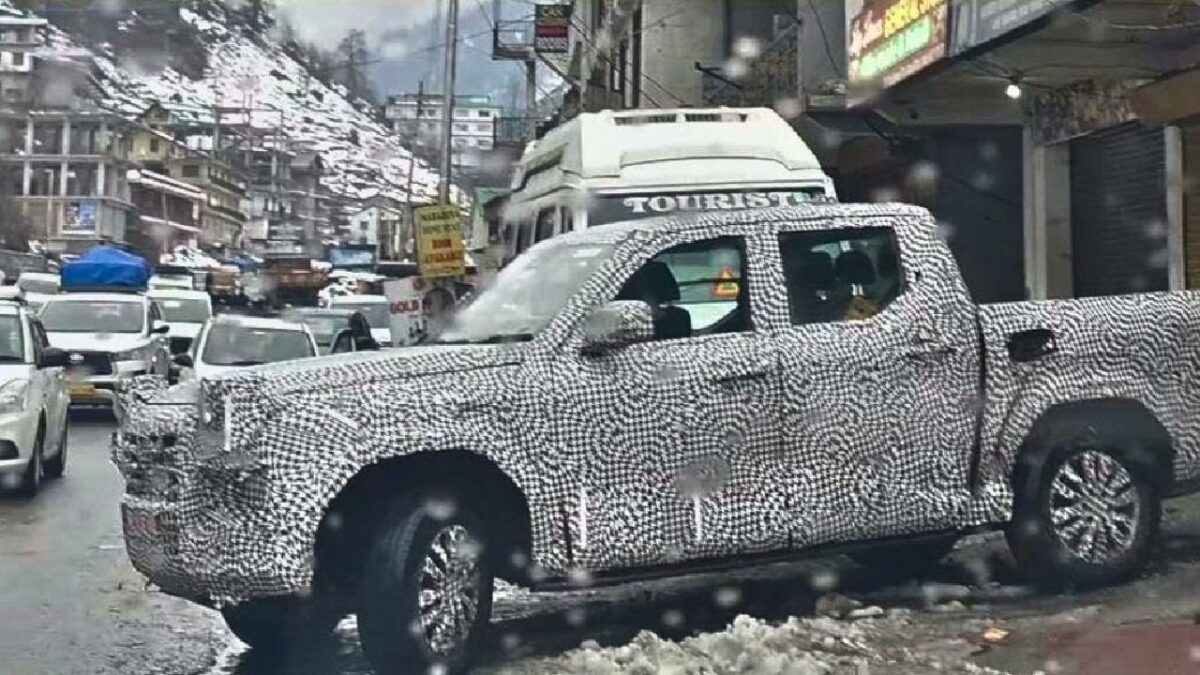 Mahindra Scorpio N Pickup Truck Spied