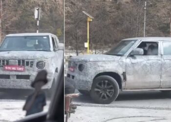 New Mahindra Vision S Seen Testing on Mountains