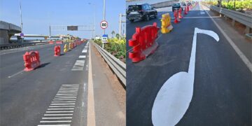 First Musical Road in Mumbai in India