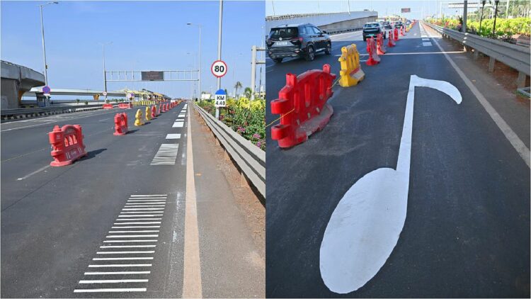 First Musical Road in Mumbai in India