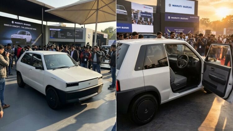 New-Gen Maruti 800 Rendered Virtually