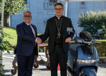 2 TVS iQube Electric Scooters Delivered to Vatican City State