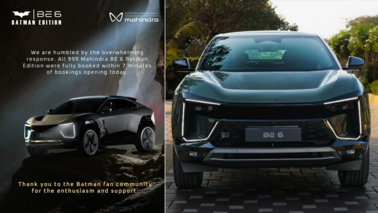 Mahindra BE6 Batman Edition Launched