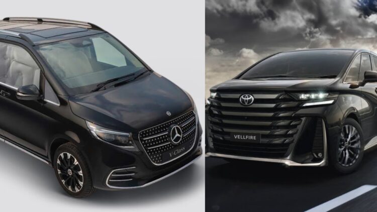 New Mercedes V-Class v Toyota Vellfire -Specs, Features, Price Comparison