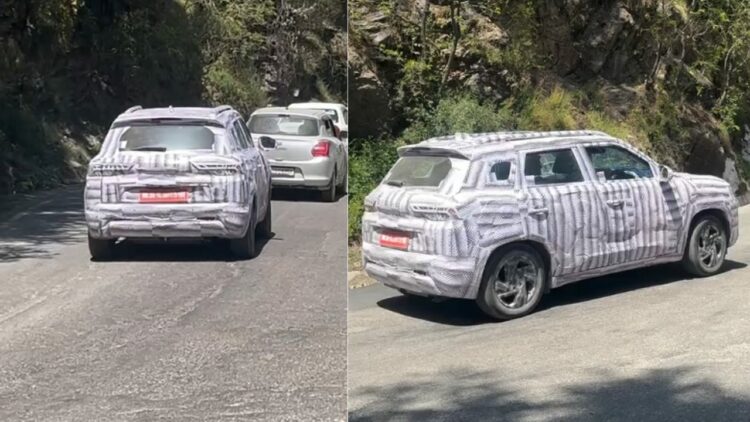 New Maruti Brezza Facelift Spotted Testing in Shimla