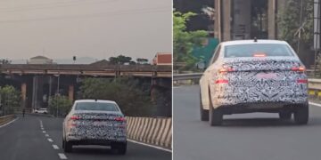 New Skoda Slavia Facelift Spotted Testing on Highway