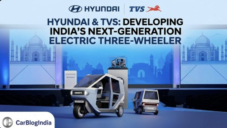Hyundai TVS Electric Three Wheeler India