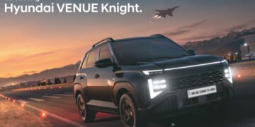New Hyundai Venue Knight Front Three Quarters
