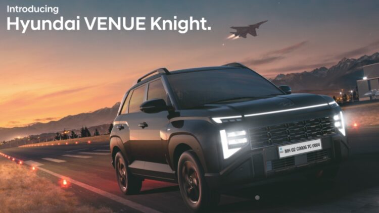 New Hyundai Venue Knight Front Three Quarters
