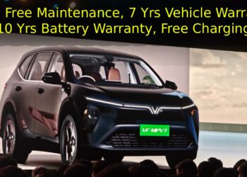 Vinfast VF MPV 7 Launch Front Three Quarters