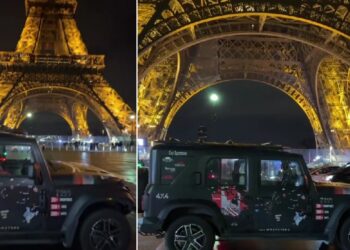 Mahindra Thar Roxx Driven to Paris