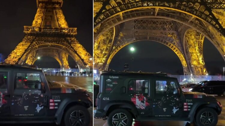 Mahindra Thar Roxx Driven to Paris