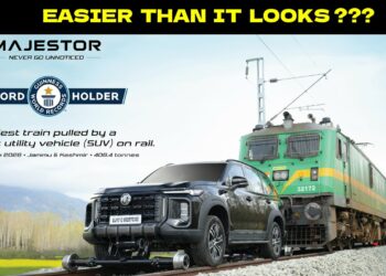 MG Majestor Pulls 406-tonne Train on Rail