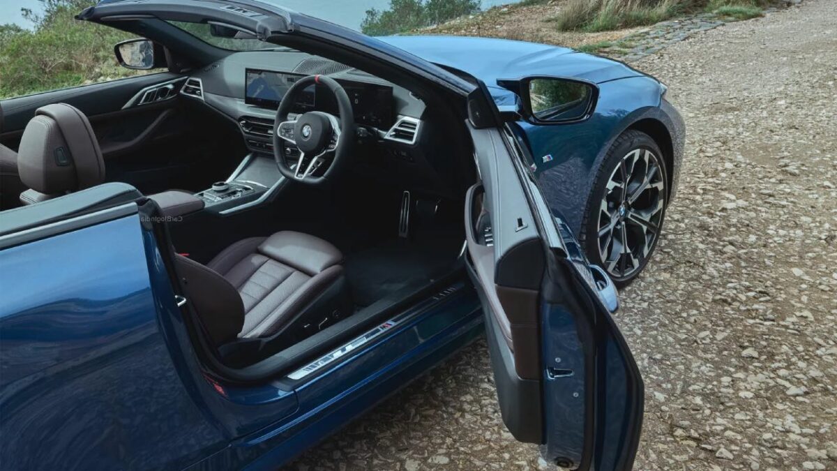 BMW M440i Right Door Open Interior Dashboard Driver Cockpit