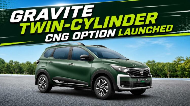 Nissan Gravite Twin Cylinder CNG Option Launched