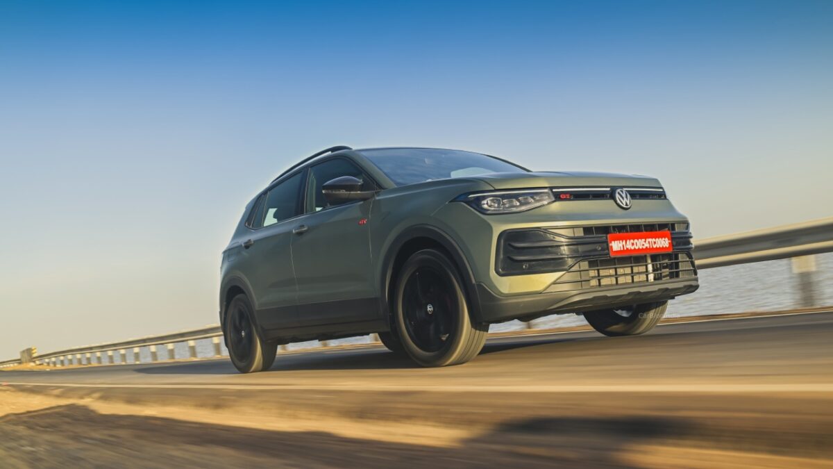 VW Taigun GT Action Shot Front Three Quarters
