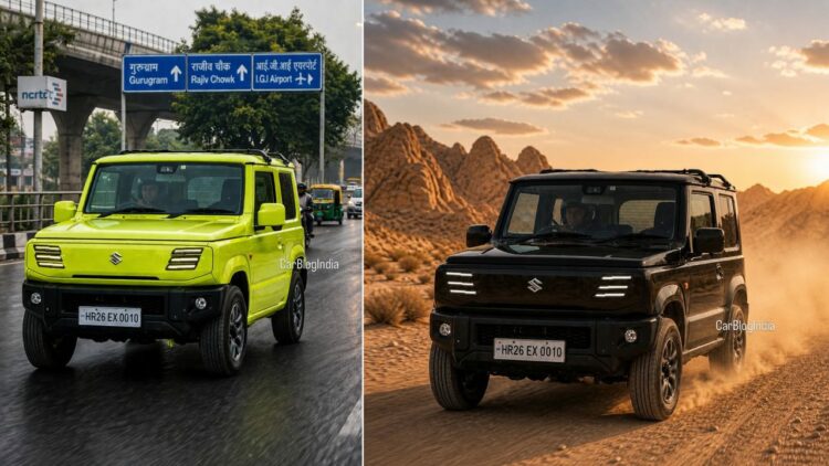 Maruti Jimny EV Imagined Digitally