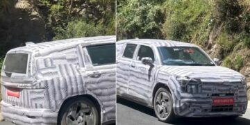 Maruti YMC 3-row Electric MPV Spotted Testing in Shimla