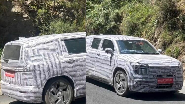 Maruti YMC 3-row Electric MPV Spotted Testing in Shimla