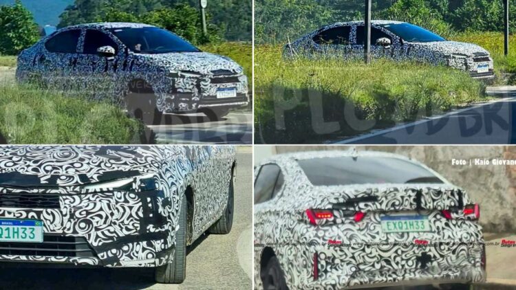 New 2026 Honda City Facelift Spotted Testing