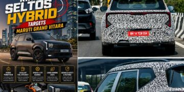 New Kia Seltos Spotted Testing with Hybrid Engine