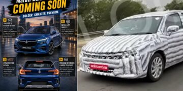 New Maruti Baleno Facelift Spied Testing