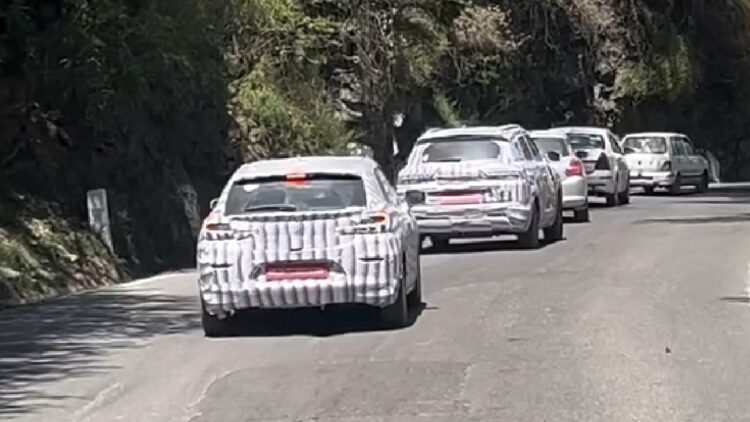 New Maruti Baleno Facelift Spotted Testing in Shimla