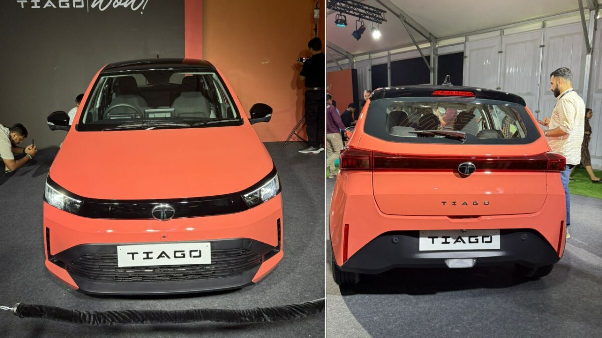 New Tata Tiago Front and Rear Profile