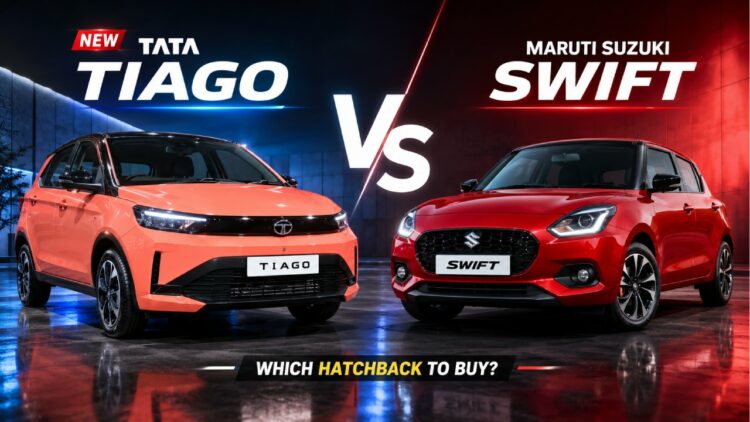 New Tata Tiago vs Maruti Swift - Specs, Price, Features Comparison