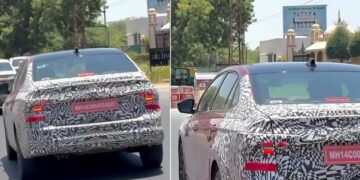 2026 VW Virtus Facelift Spotted