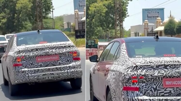 2026 VW Virtus Facelift Spotted