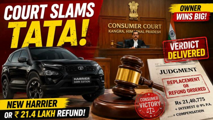 Consumer Court Kangra Himachal Pradesh Orders Refund of Replacement of Defective Tata Harrier XZA Dark Edition