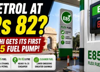 E85 Petrol India Launch Fuel Station