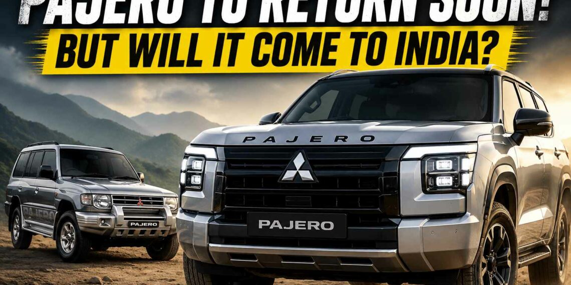 Mitsubishi Pajero Next Generation vs Pajero SFX India-Spec