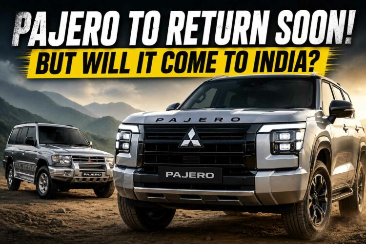 Mitsubishi Pajero Next Generation vs Pajero SFX India-Spec