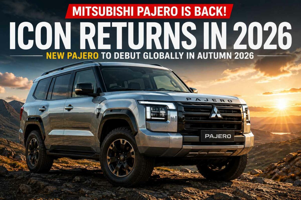 Mitsubishi Pajero Return Front Three Quarters