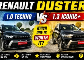 Renault Duster 1.0 Techno vs 1.3 Iconic+ Comparison