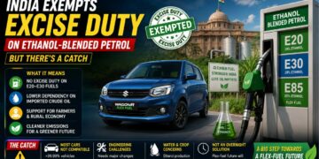 India Exempts Excise Duty on Ethanol-Blended Petrol