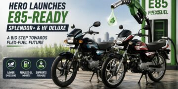 Hero Launches E85-Ready Splendor+ and HF Deluxe