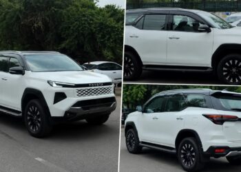 Next-Gen Toyota Fortuner Spotted Testing in Delhi
