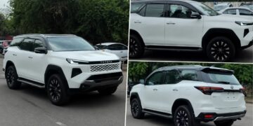 Next-Gen Toyota Fortuner Spotted Testing in Delhi