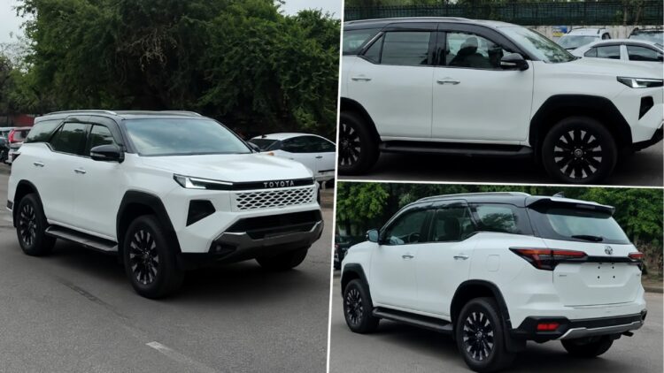 Next-Gen Toyota Fortuner Spotted Testing in Delhi