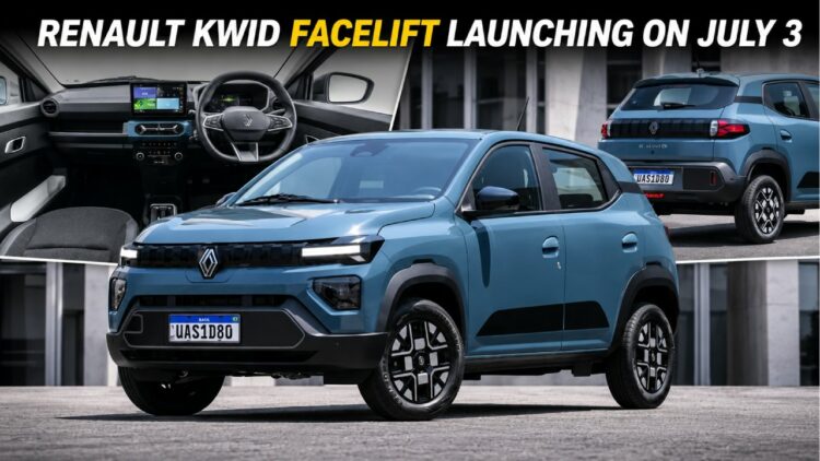 Renault Kwid Facelift To Launch on July 3