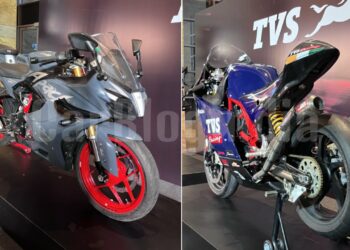 TVS Apache RR 310 Asia One Make Championship race bike