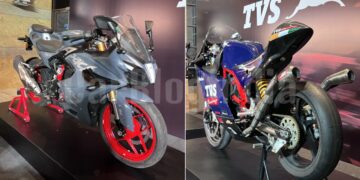 TVS Apache RR 310 Asia One Make Championship race bike